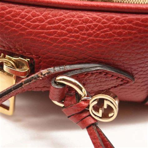 gucci monogram mini bree messenger bag red|embossed initials for gucci.